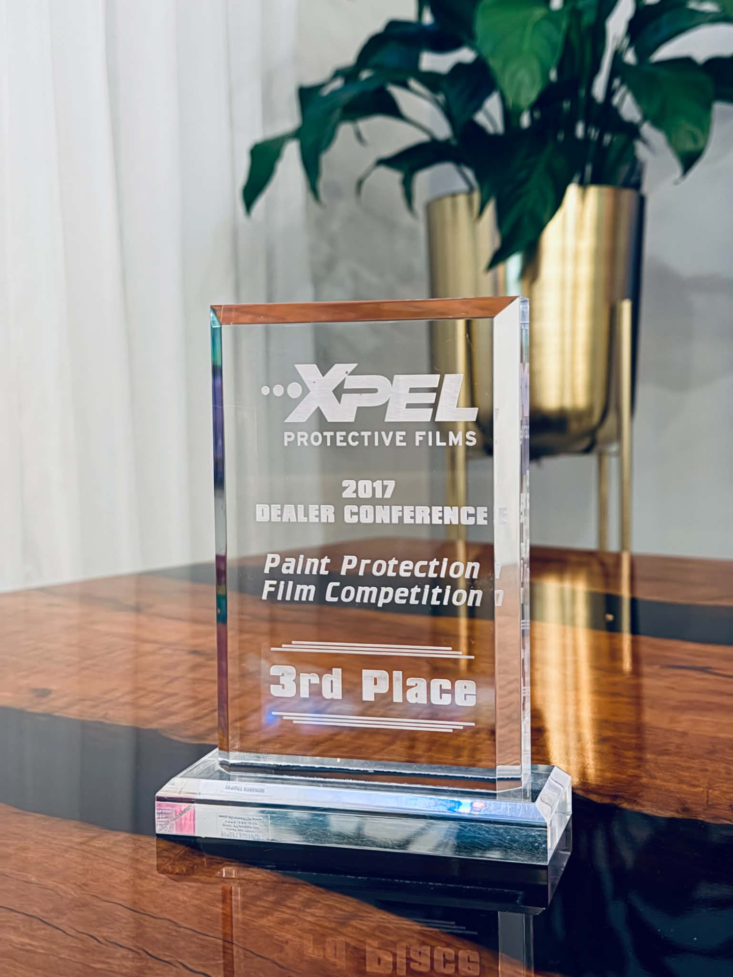 Trophée XPEL 2017, troisième place au concours Paint Protection Film Competition